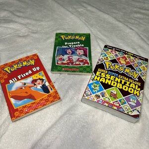 Pokemon Book Set - Red, Green, Multicolor